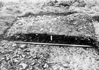 Excavation photograph from East Rhins Burnt Mound project.