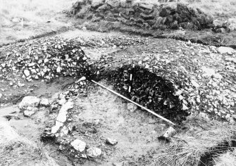 Excavation photograph from East Rhins Burnt Mound project.