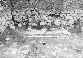 Excavation photograph - fireplace 12 in Room V