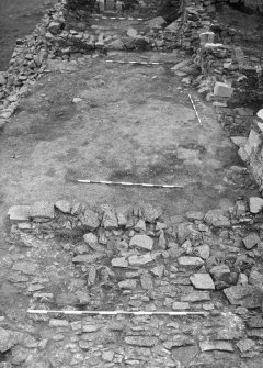 Excavation photograph - Rooms I, II and III - from W - later levels