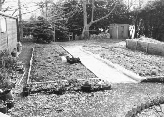 Trench 1 prior to excavation - from W