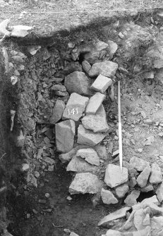 Excavation photograph : area I - f141, from east.