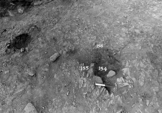 Excavation photograph : area I - f154/155/156 prior to excavation, from S.
