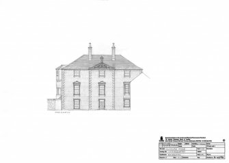 Drummohr House: North elevation