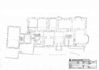 Kirkmichael House: Ground floor plan