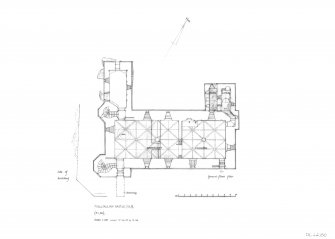 Old Tulliallan Castle: Ground floor plan