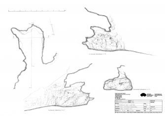 Constantine's Cave: plan and sectional elevations X-X1, Y-Y1 and Z-Z1