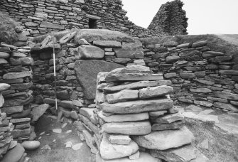 View of Broch interior with scarcement.
