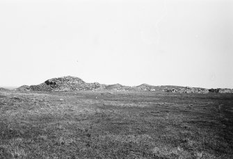 Distant view and profile of ramparts.