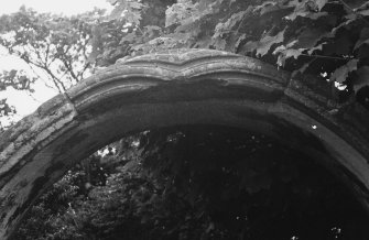 Detail of stone archway.