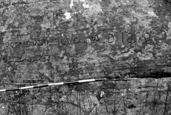 Graffito on S face R Lamb