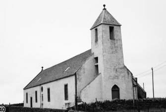View of church from east