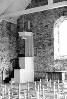 Interior-looking towards pulpit