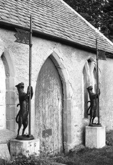 View of entrance to MacIntosh Mausoleum