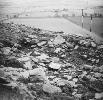 Excavation photograph - hut circle 2 looking south-east.