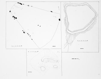 Plan of Mon. LOU 44 Ink on paper