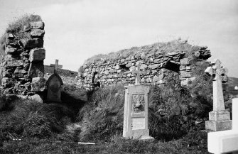 View of church from W.