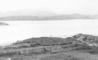 Graveyard from N. M.Harman  (Uig Sands beyond)