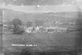 Copy of historic photograph showing general view from SW.