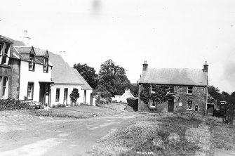 Copy of historic photograph showing general view.