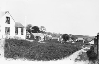 Copy of historic photograph showing general view.