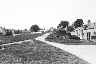 Copy of historic photograph showing general view.