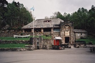 View of tea rooms from W