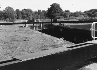 Lock chamber, view from west