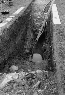 Excavation photograph - Cutting across ditch