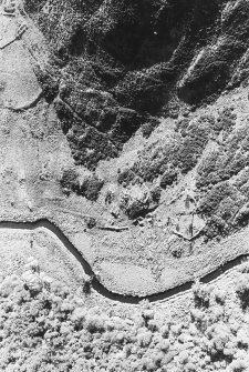 Doolie Bridge, farmstead, enclosures, etc.: oblique air photograph.