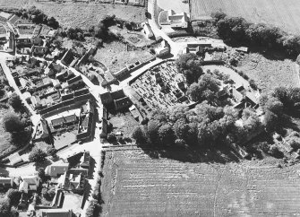 Fordyce, Old Parish Church: aerial view.