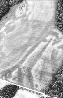 Berryley, oblique air photograph of cropmarks.