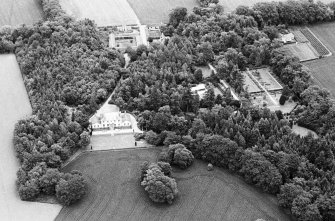 Williamston House: oblique air photograph.