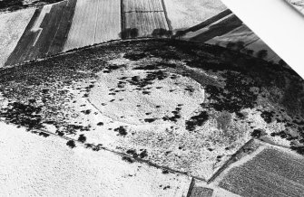 Berry Hill, enclosure: aerial view under snow.