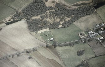 Oblique aerial view from N.