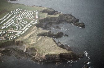 Eyemouth fort: aerial view.
