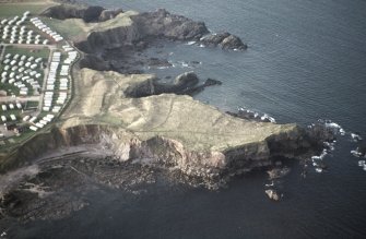 Eyemouth fort: aerial view.
