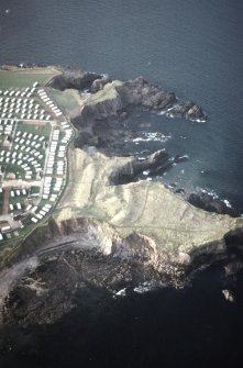 Eyemouth fort: aerial view.
