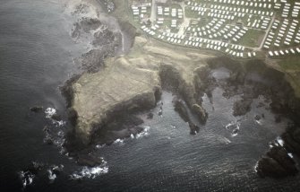 Eyemouth fort: aerial view.
