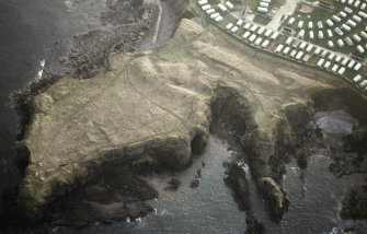Eyemouth fort: aerial view.
