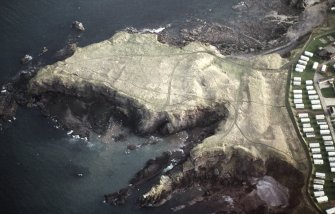 Eyemouth fort: aerial view.
