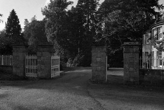 Conon House, gates and gate piers., Urquhart and Logie Wester., Highlands
