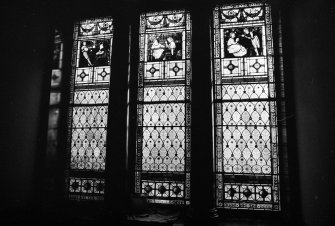 Stained glass window, First floor landing, Craigie Hall, 6 Rowan Road, Dumbreck, Glasgow 