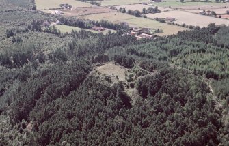 Aerial view of Craig Phadrig, SW of Inverness, looking SW.