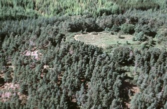 Aerial view of Craig Phadrig, SW of Inverness, looking W.