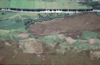 An oblique aerial view of Skail, Strath Navar, Farr, Sutherland, looking NW.