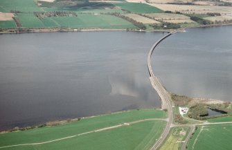 Aerial view of Cromarty Bridge, Cromarty Firth, looking N.