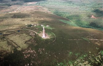 Aerial view of Monument To First Duke Of Sutherland, Beinn A' Bhragaidh.