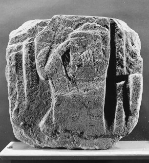 View of reverse of cross-slab fragment, (St Vigeans no.18).