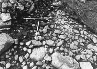 Excavation photograph : trench I - entrance after removal of spit 8.